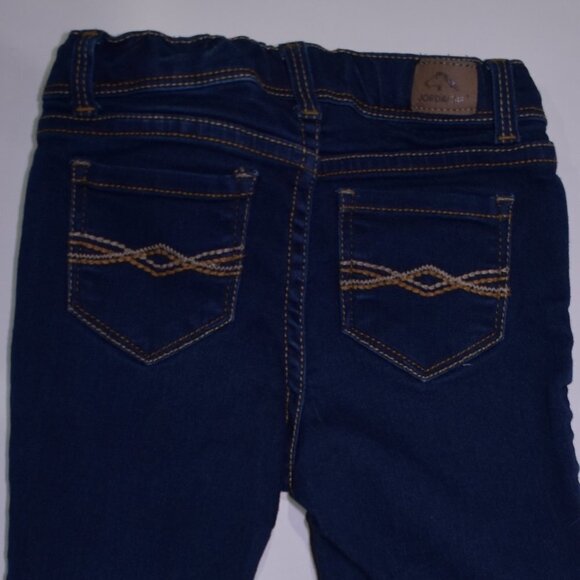 Jordache Denim Jeans Girls Size 3T Dark Blue Skinny - Picture 6 of 6